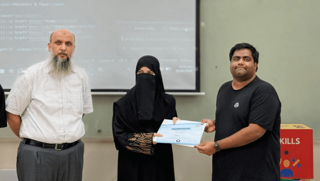 HackData V1 Participant Recognition