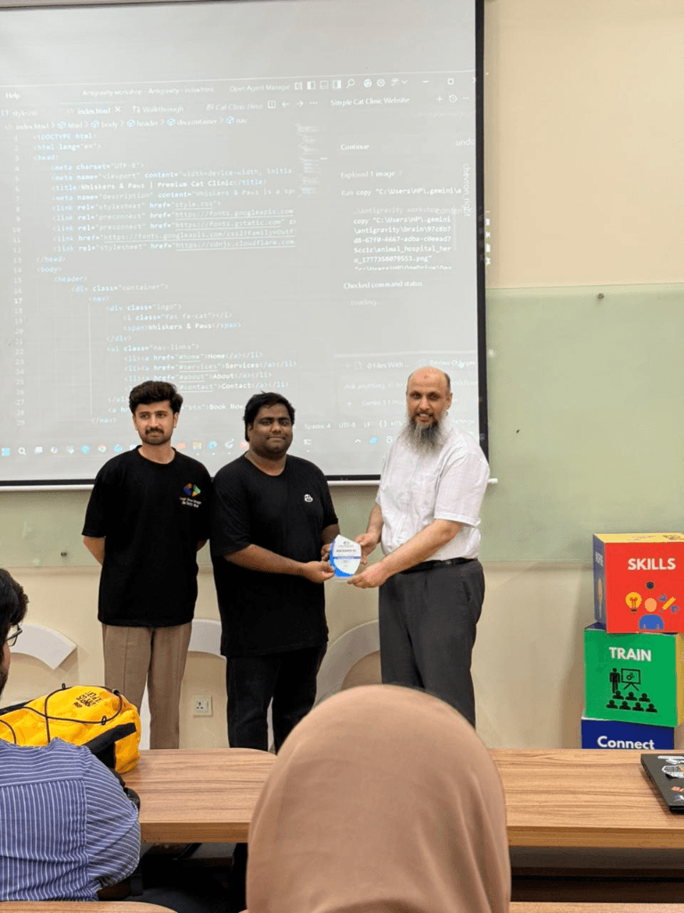 Guest Speaker Appreciation Shield Handover