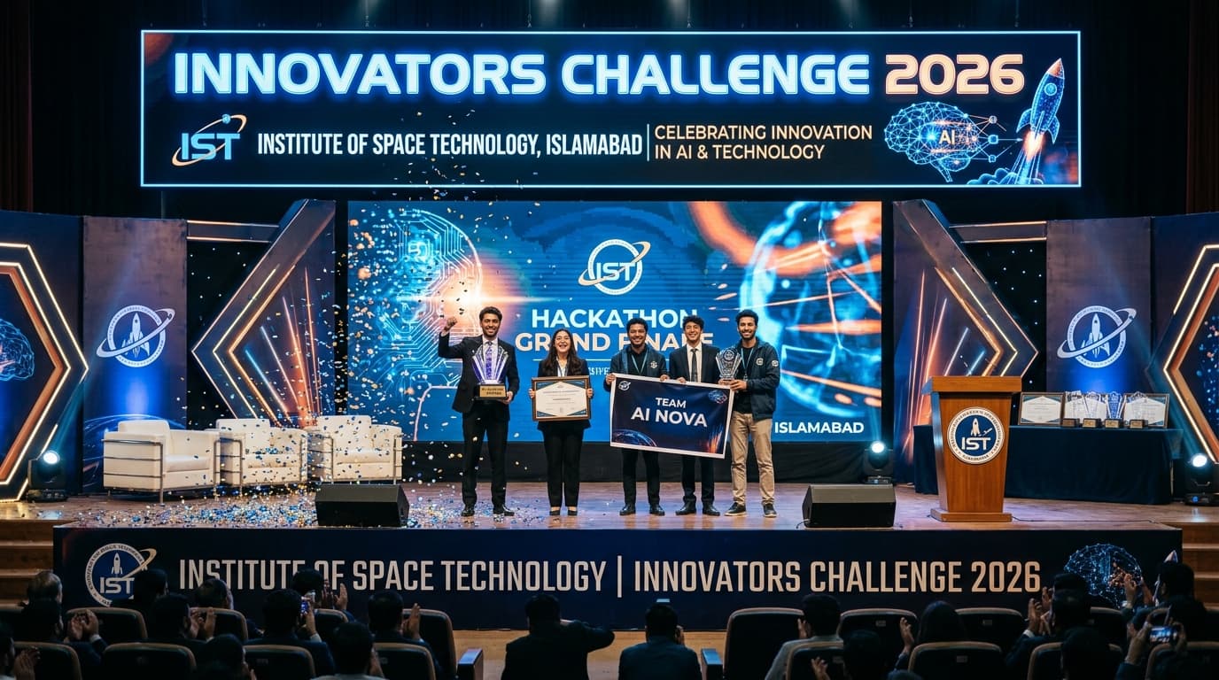 Innovators Challenge 2026 IST Islamabad: Team DataSaurs 6th Position (Aroosa & Akif)